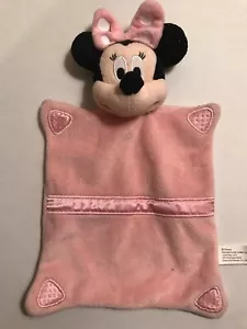 Disney Baby Minnie Mouse rosa kleine Sicherheitsdecke Lovey 11" x 7" - Bild 1 von 6