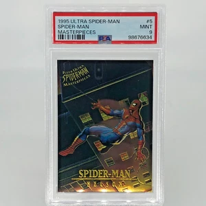 Marvel Card PSA 9 Spider-Man 5 Nelson 1995 Masterpieces Fleer [9] - Picture 1 of 7
