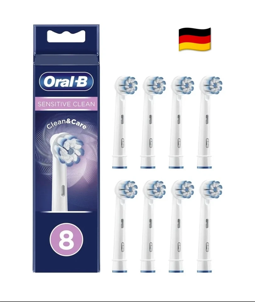 Oral-B Sensitive Clean Spazzole a innesto Confezione XXL - 8 pezzi