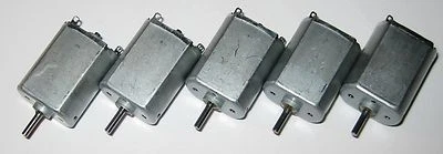 5 X PC-130 电直流电机 - 12 VDC – 5300 RPM - PC-130SF-09480 - 2 毫米轴 — 第 1/4 张图片