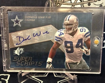 2008 Upper Deck SPX Super SCRIPTS Dallas Cowboys DeMARCUS WARE Autograph AUTO 21 - Image 1 of 4