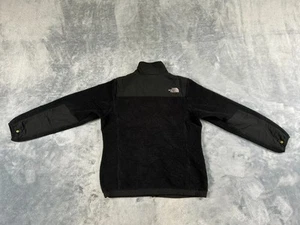 THE NORTH FACE DENALI GIRLS JACKET LARGE (14/16) BLACK FLEECE FULL ZIP - Picture 1 of 13