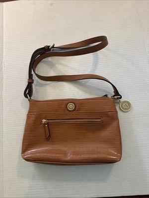 Anne Klein Medium Size Crossbody Bag, Excellent Condition - Brown Carmel - Image 1 of 4