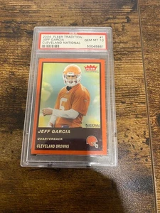 2004 Fleer Tradition # 1 Jeff Garcia PSA 10 POP 1 National Sport Convention 2004 - Picture 1 of 1