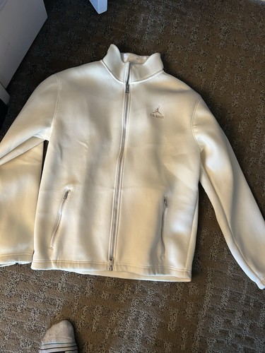 OFF WHITE Jordan x A Ma Maniere Track Jacket latte di cocco taglia M