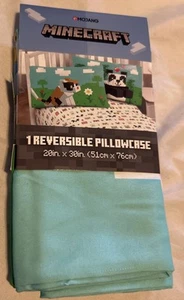 1 Minecraft Reversible Pillowcase Pillow Case New - Picture 1 of 2