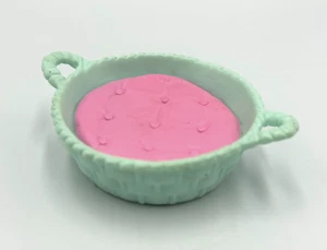 Vintage 1993 Littlest Pet Shop LPS Haustierbett Korb türkis & rosa Ersatz Kenner - Bild 1 von 5