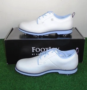 NIB FootJoy DryJoys Premiere Cypress Women's Golf Shoes, White/Blue, 7 M, 99083 - Picture 1 of 5