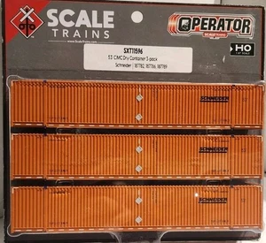 Scale Trains HO Scale CIMC 53' Dry Container Schneider #187782, 187786, 187789 - Bild 1 von 4