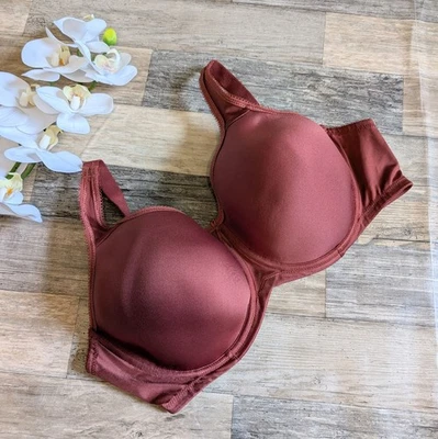 Sujetador con aros Wacoal marrón ligeramente forrado talla 38DDD USADO EN EXCELENTE ESTADO Foto 1 de 4