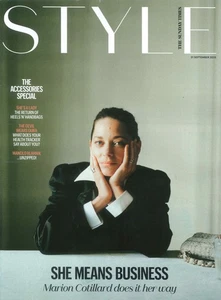 UK Sunday Times STYLE Magazine: Marion Cotillard, Jodie Harsh, Blahnik, 21.9.25 - Picture 1 of 4