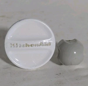 KitchenAid Genuine Stand Mixer White Metal Hub Cover Cap Replacement KSM90 - Picture 1 of 7