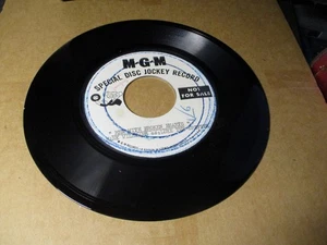 HANK WILLIAMS 45 RPM MGM RECORD Disc Jockey MEN WITH BROKEN HEARTS H19 HW - Imagen 1 de 5