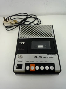 VINTAGE ITT SL 59 AUTOMATIC TAPE RECORDER PLAYER WITH POWER LEAD - Bild 1 von 10