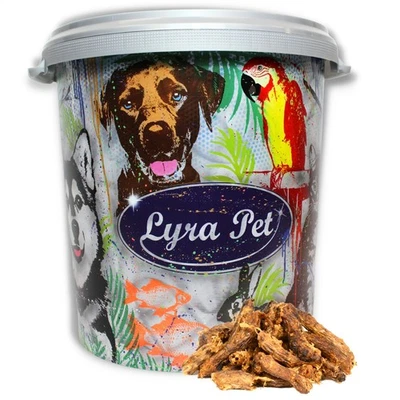 5 kg Hühnerhälse getrocknet Kausnack Hundefutter Leckerli Lyra Pet® + 30 L Tonne - Bild 1 von 4