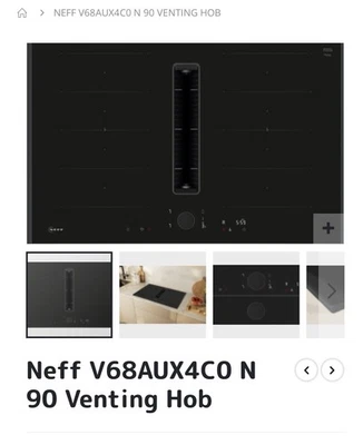 Neff 90cm Venting Hob V68YYX4C0. Brand New Boxed. Never Been Used . - Image 1 of 2