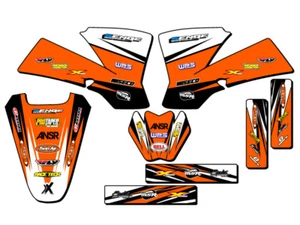 2002-2008 SX 50 VELOCITY Orange Senge kit de gráficos compatible con KTM - Imagen 1 de 10