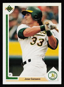 1991 Upper Deck Jose Canseco #155 Baseball Oakland Athletics - Picture 1 of 2