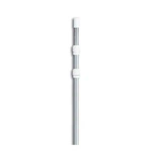 Pool Central Swimming Pool Telescopic Pole 15' Adjustable Vacuums+Skimmer Silver - Picture 1 of 1