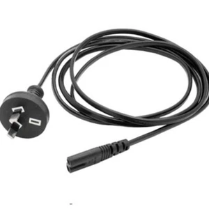 2 Pin Core Figure 8 IEC-C7 AC Power Cord Cable Lead Plug AU - Picture 1 of 1