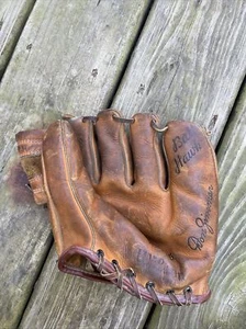 Don Zimmer baseball glove mitt Wilson ball hawk Brooklyn LA Dodgers Vintage Old - Picture 1 of 10