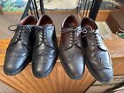 Allen Edmonds Used 13B Wingtip 2 pair! VG and G condition with AE boxes