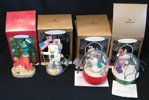 MAGIC LIGHT & SOUND Keepsake Ornament Lot '01 LH '94 Lunar & Barney '95 Jumping - Bild 1 von 12