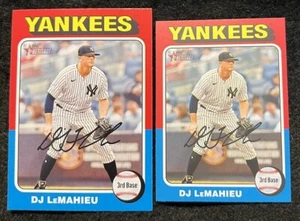 #481 - DJ LeMahieu - 2024 Topps Heritage Mini - Yankees + Base - Picture 1 of 2