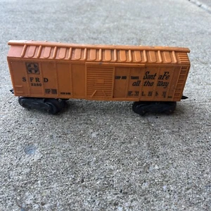 O Gauge, MARX, Santa Fe, SFRD 3280, SHIP AND TRAVEL SANTA FE all the Way - Picture 1 of 4