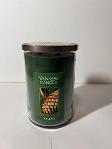 YANKEE CANDLE Balsam 20oz. 2 Wick Candle NEW - Picture 1 of 5