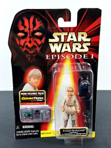 Hasbro Star Wars Episode 1 Tatooine Anakin Skywalker Actionfigur CommTech MOC - Bild 1 von 2