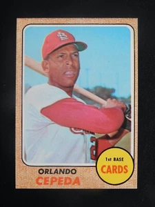 1968 Topps Baseball Card #200 Orlando Cepeda (NM) - Picture 1 of 2