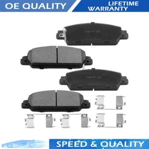 Front Ceramic Brake Pads with Hardware for Honda Accord HR-V Brake Pad D1654 - Picture 1 of 4