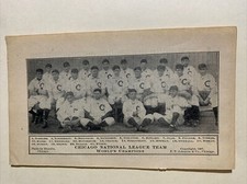 Chicago Cubs Joe Tinker Mordecai Brown Evers 1907 Baseball 4X6 Team Picture