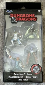 Jada Dungeons & Dragons Paquete de 4 Drizzt Luchador Humano Jugador Mental Nuevo Sellado - Imagen 1 de 2