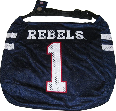 NCAA Ole Miss Rebels 1 Veteran Jersey Tote Bag Purse Cover