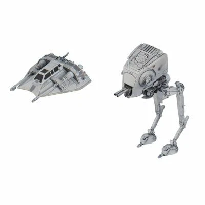 Bandai Star Wars Vehicle Model 008 AT-ST & Snowspeeder kit 156321  - Image 1 of 4