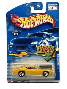 Hot Wheels Yellow 1971 Plymouth GTX #116 A7 - Picture 1 of 1