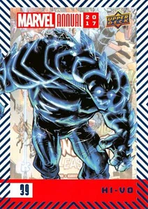 HI-VO / 2017 MARVEL ANNUAL (Upper Deck 2018) BLUE PARALLEL BASE Card #39 - Picture 1 of 2