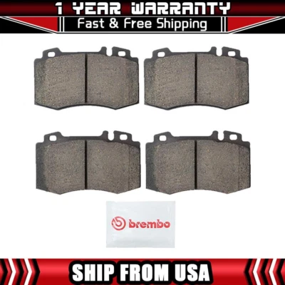 Комплект передних керамических оригинальных тормозных колодок Brembo подходит для Mercedes-Benz S500 2001-2002 годов выпуска - Изображение 1 из 3