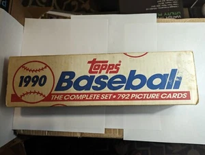 1990 Topps Baseball Complete Box Set 792 MLB Trading Cards  - Bild 1 von 2