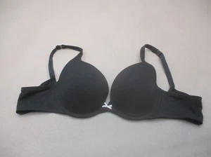 Reggiseno donna 46B CACIQUE nero imbottito ferretto chiusura schiena regolabile push up 9C - Foto 1 di 8