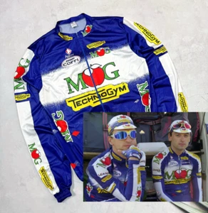 Vintage Nalini Cycling Jersey MOG TechnoGym Fausto Coppi Long Sleeve size L - Picture 1 of 14