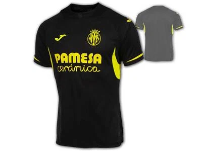 JOMA FC Villareal Ausweichtrikot 22 23 schwarz CFV Third Shirt Fan Jersey M L XL XXL