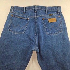 Jeans Wrangler vintage uomo 36x32 regular fit denim cowboy lavoro western - Foto 1 di 8