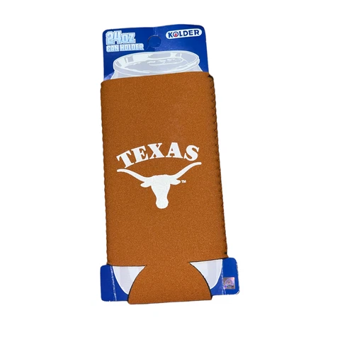 Texas Longhorns 24oz Can Holder Cover