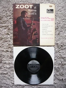 Zoot Sims Zoot At Ronnie Scott's Vinyl Orig 1962 Fontana Jazz Mono LP TFL.5176 - Picture 1 of 10