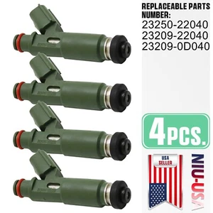 4Pcs Fuel Injectors 23250-22040 For Toyota Celica Corolla Matrix MR2 Spyder 1.8L - Picture 1 of 9