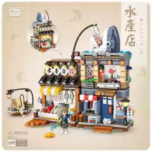 LOZ Seafood Shop Japanese(1231) Mini Building Block Toy Gift Present 790pcs - Picture 1 of 4