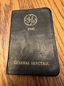 Vintage 1945 General Electric GE Log Book Memo Diary  WWII Wartime Entries - Picture 1 of 20